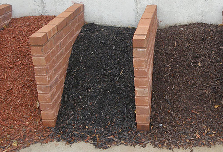 Red, Black, and Brown Mulch